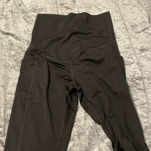 Full maternity panel workout leggings